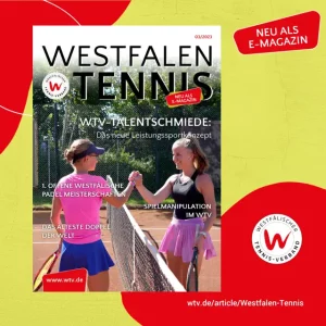 Mehr über den Artikel erfahren 3. Auflage Westfalen Tennis erschienen
