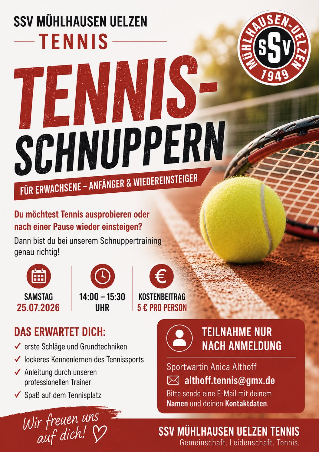 Mehr über den Artikel erfahren Tennisschnuppern